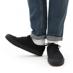 Vans Blackout Authentic Shoe - Size 6